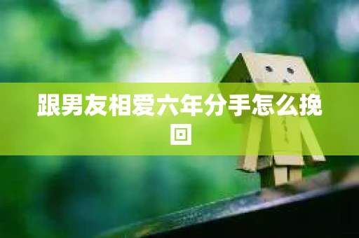跟男友相爱六年分手怎么挽回