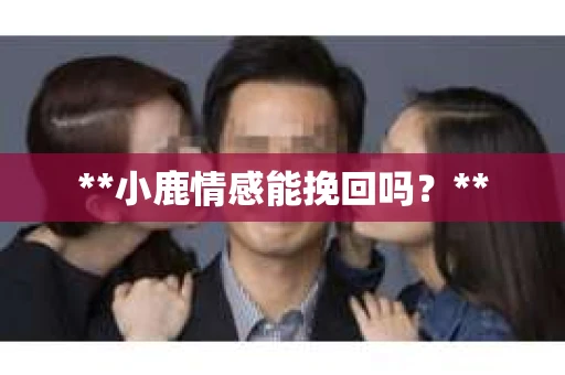 **小鹿情感能挽回吗？**