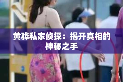 黄骅私家侦探:揭开真相的神秘之手 黄骅私家侦探:揭开真相的神秘之手