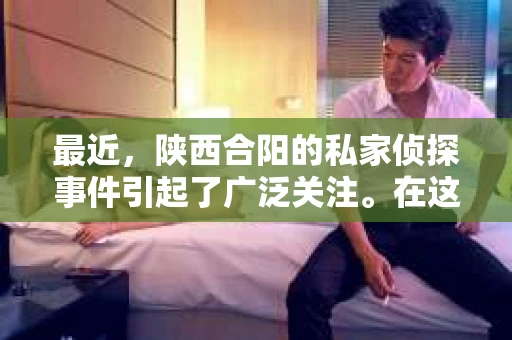 最近，陕西合阳的私家侦探事件引起了广泛关注。在这个信息爆炸的时代，隐私保护显得尤为重要。今天，我们就来聊聊这个事件，看看它背后的一些故事。
