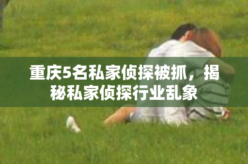 重庆5名私家侦探被抓，揭秘私家侦探行业乱象