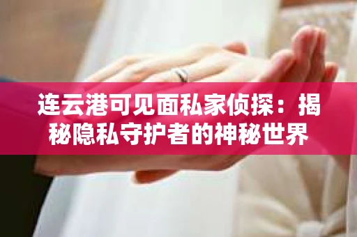连云港可见面私家侦探：揭秘隐私守护者的神秘世界