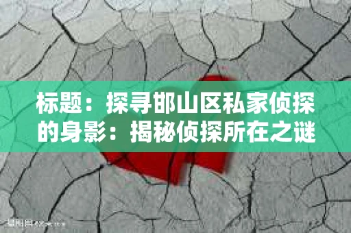 标题：探寻邯山区私家侦探的身影：揭秘侦探所在之谜