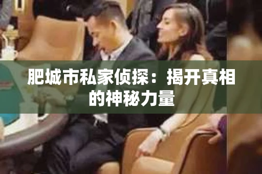 肥城市私家侦探：揭开真相的神秘力量