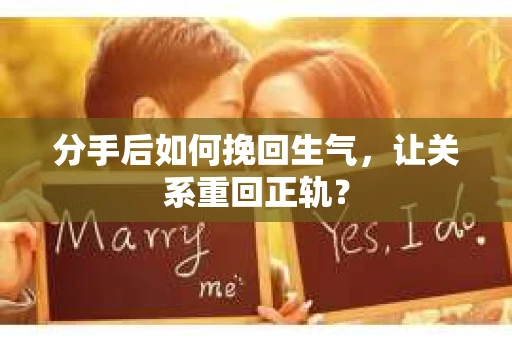 分手后如何挽回生气,让关系重回正轨? 分手后如何挽回生气,让关系重回正轨?