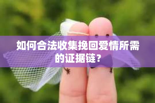 如何合法收集挽回爱情所需的证据链？
