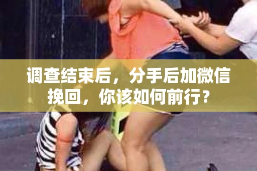 调查结束后，分手后加微信挽回，你该如何前行？