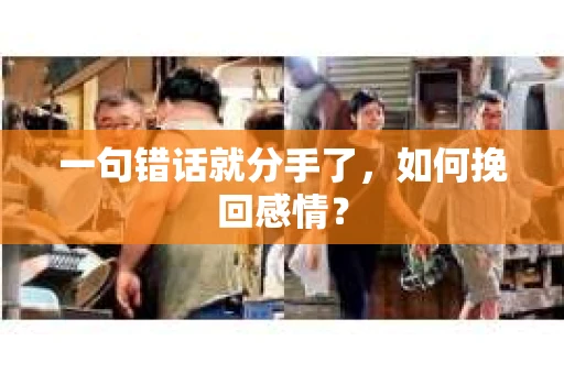 一句错话就分手了，如何挽回感情？