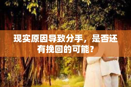 现实原因导致分手，是否还有挽回的可能？