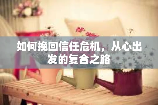 如何挽回信任危机，从心出发的复合之路