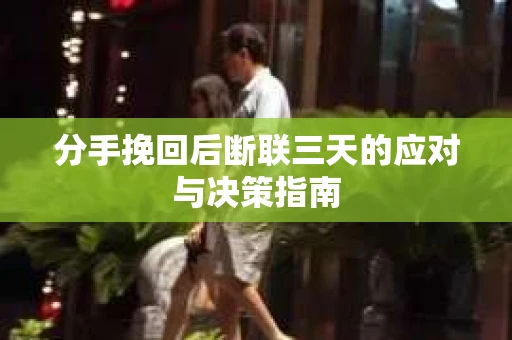 分手挽回后断联三天的应对与决策指南
